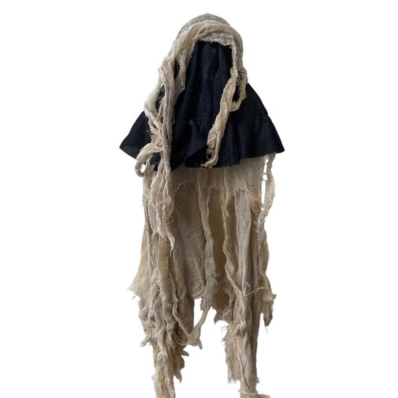 VTG Fun World Scream Ghost Face Mask Hanging Halloween Decoration 1990s 24" - Picture 4 of 5